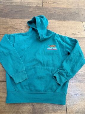 Eighty Eight Teal Crewneck Hoodie with California Republic Patch